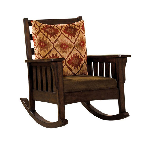 BM131912 Morrisville Traditional Accent Chair, Dark Oak