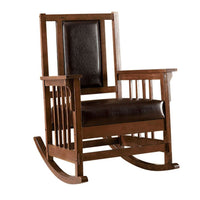 Apple Valley Transitional Apple Valley Rocker Chair, Expresso Finish - BM131915