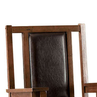 Apple Valley Transitional Apple Valley Rocker Chair, Expresso Finish - BM131915