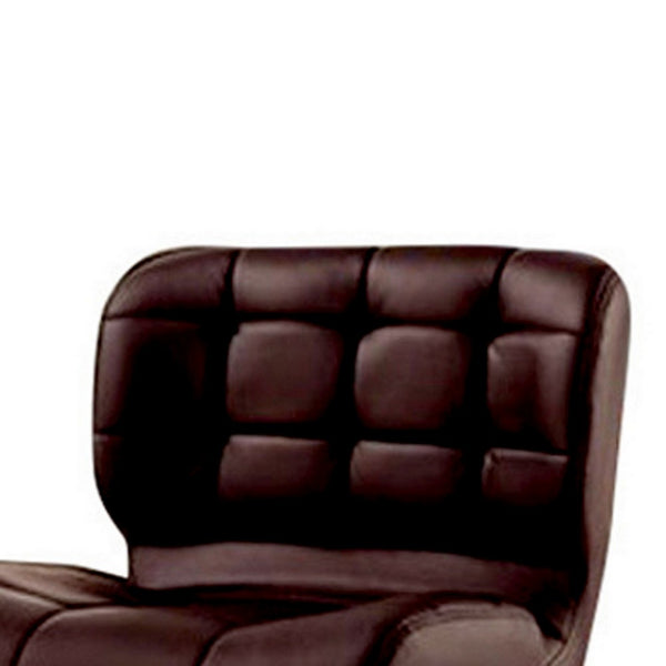 BM131943 Kori Contemporary Bar Chair, Brown Finish