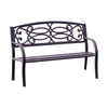 BM123010 Potter Armrests Patio Bench, Black