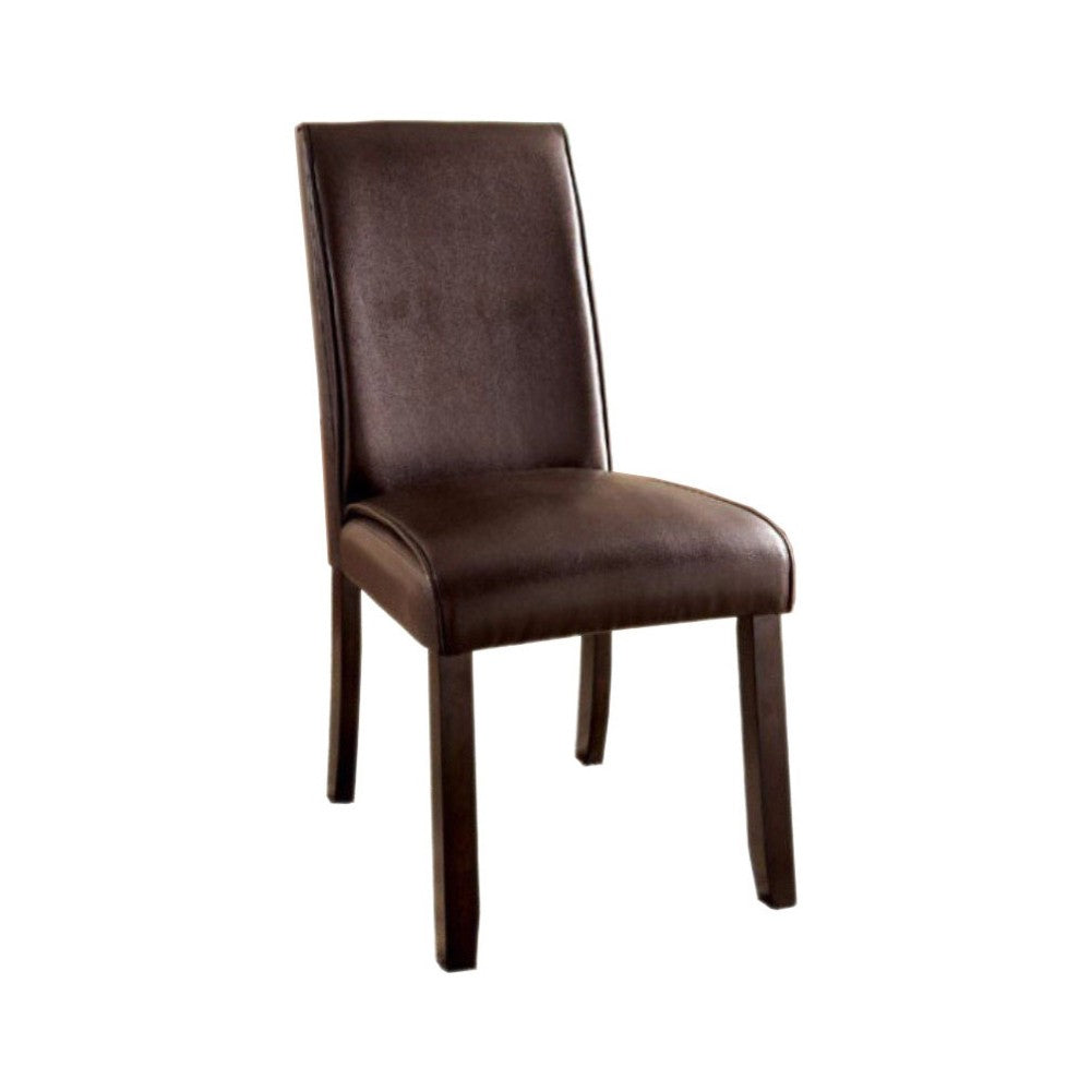 Gladstone I Contemporary Side Chair, Dark Walnut Finish, Set Of 2 - BM131338
