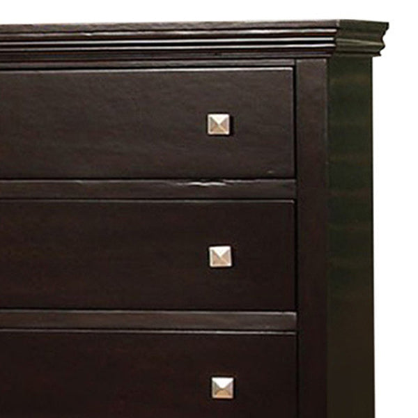 BM123314 Sturdy Capacious Wooden Chest, Brown