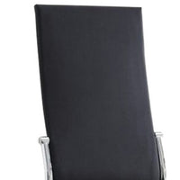 BM131828 Kalawao Contemporary Side Chair, Black Finish, Set Of 2