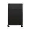 Mobile Storage File Cabinet, Dark Brown - BM148739
