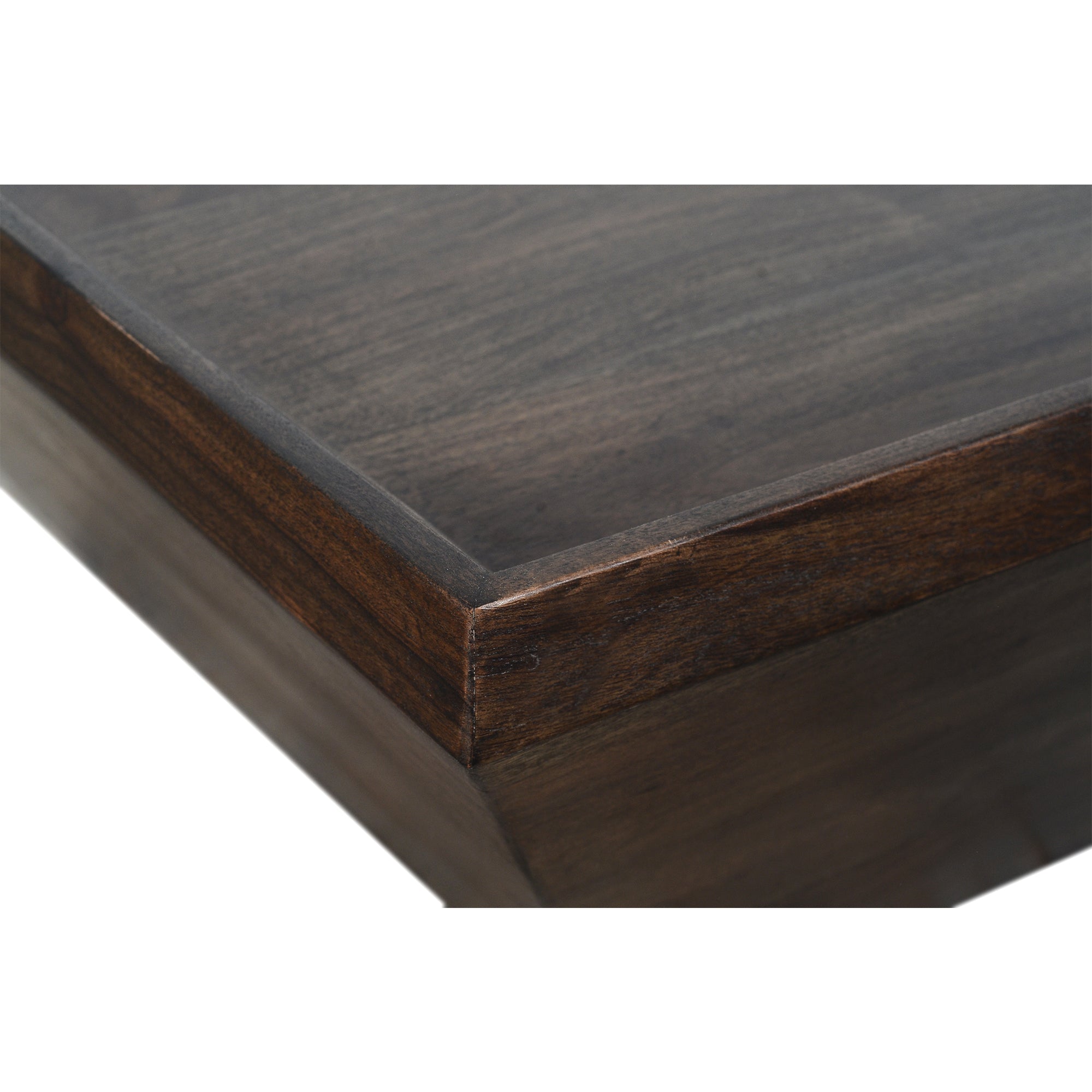 The Urban Port 36 Inch Square Shape Acacia Wood Coffee Table