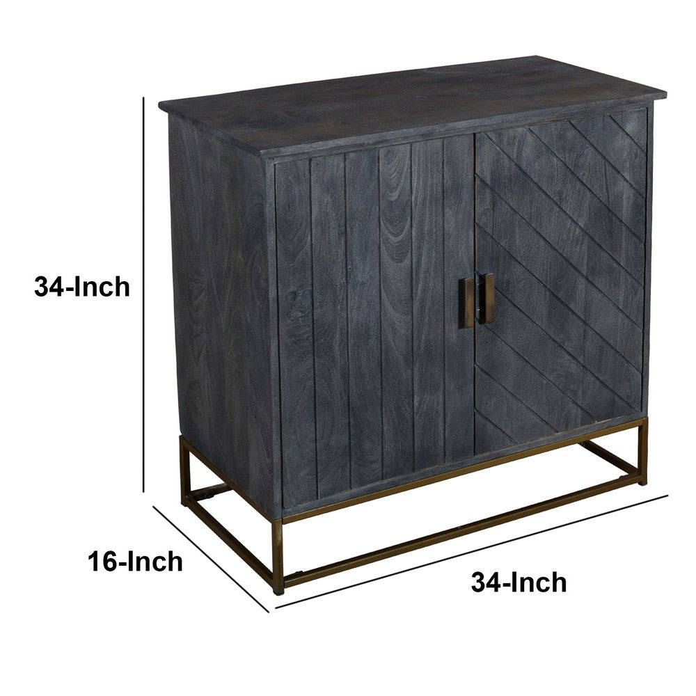 Rustic Metal Storage Cabinet (Gray) buy