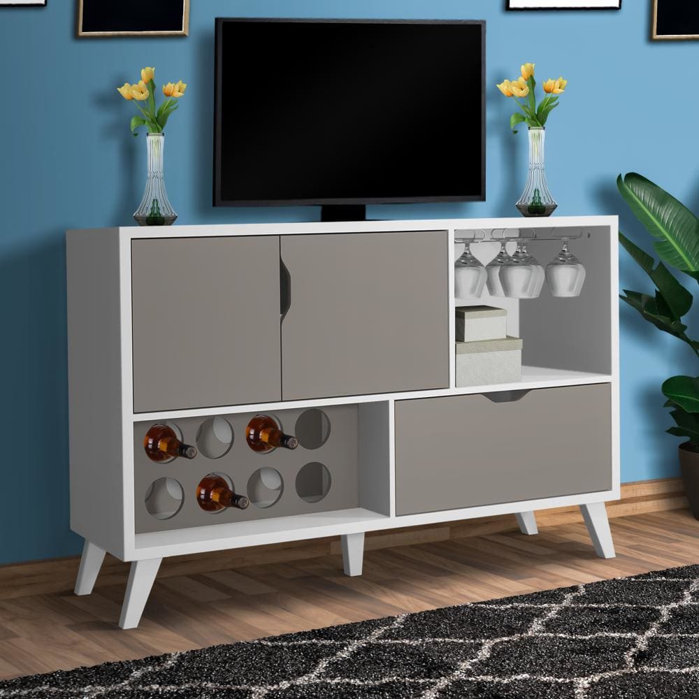 Tv cabinet with wine rack sale