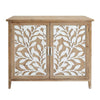 34 Inch Wood Console Buffet Cabinet Sideboard Table with Mirror Motifs  - UPT-250433