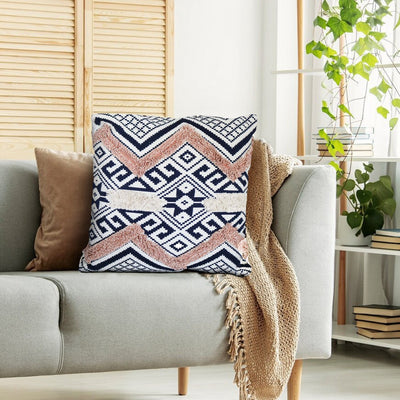 Tribal print throw discount pillows