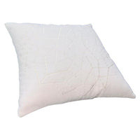 Hugo 20 x 20 Square Accent Throw Pillows, Embroidered Abstract Pattern, Set of 2, White - UPT-266358