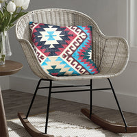 24 x 24 Square Cotton Accent Throw Pillows, Tribal Pattern, Set of 2, Multicolor - UPT-268957