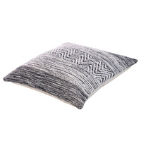 Cabe 18 X 18 Cotton Accent Throw Pillows, Wavy Lined Pattern, Set of 2, Black, White - UPT-273456