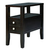 Amiable Chairside Table, Dark Espresso - BM157884