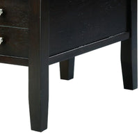 Amiable Chairside Table, Dark Espresso - BM157884