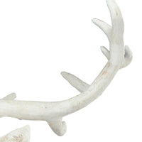 Magnesia Deer Head Wall Accent, White - BM180980
