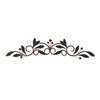 32 Inch Olive Branch Metal Wall Decor, Green And Brown - BM41799