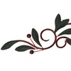 32 Inch Olive Branch Metal Wall Decor, Green And Brown - BM41799
